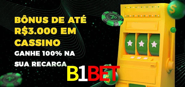 B1Bet melhor bônus de depósito