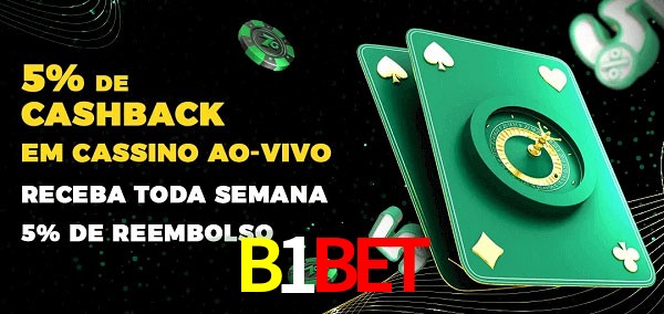 Promoções do cassino ao Vivo B1Bet